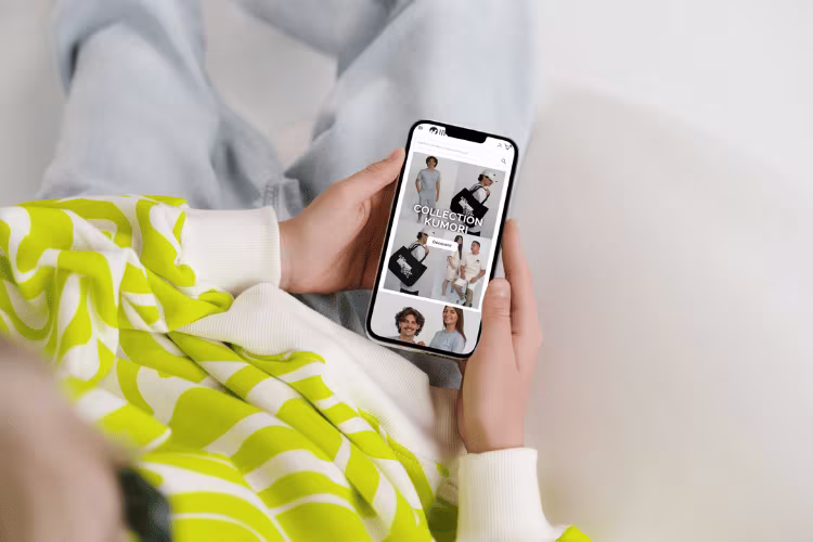 Affichage mobile d'un article du site e-commerce de la boutique Calient