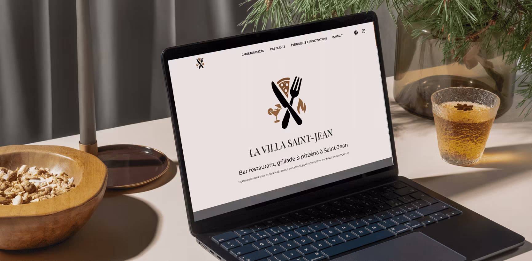 Site one-page de la villa szint ùjean