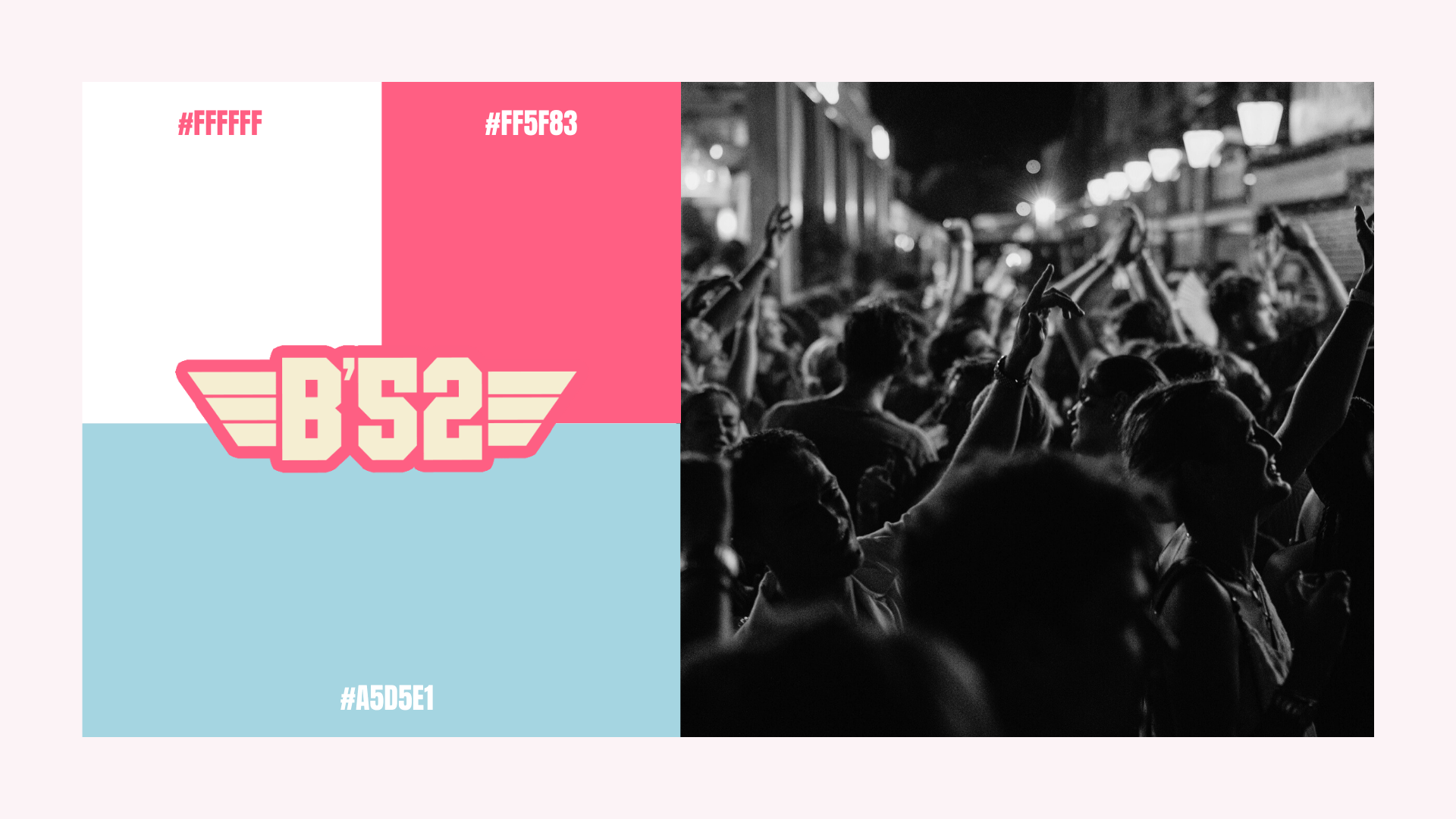 Identité et charte graphique pour le site du B52